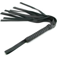 Sex & Mischief Black Faux Leather Flogger