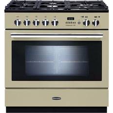 5 Burners Cast Iron Cookers Rangemaster PROP90FXPDFFCR/C Beige