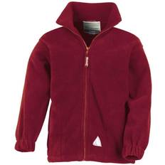 Result Kid's Full Zip Active Anti Pilling Fleece Jacket - Burgundy