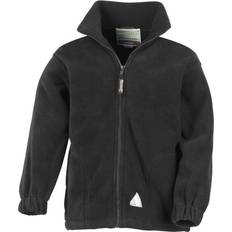 Result Kid's Full Zip Active Anti Pilling Fleece Jacket - Black