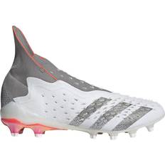 Adidas 49 ⅓ - Artificial Grass (AG) Football Shoes adidas Predator Freak + AG - Cloud White/Iron Metallic/Solar Red