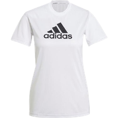 Adidas Primeblue Designed 2 Move Logo T-shirt Women - White/Black