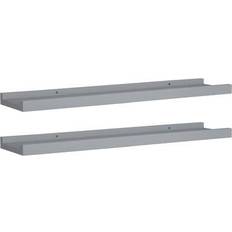 vidaXL - Wall Shelf 60cm 2pcs