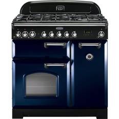 Rangemaster CDL90DFFRB/C Classic Deluxe 90cm Dual Fuel Green, Blue, White