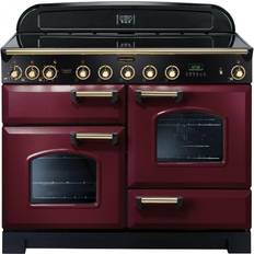Rangemaster 110cm - Dual Fuel Ovens Induction Cookers Rangemaster CDL110EICY/B Red