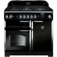 100cm - Timer Gas Cookers Rangemaster CLA100NGFBL/C Black