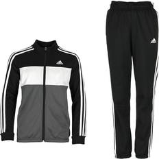 Adidas Junior Essential Tracksuit - Black/White/White (GN3970)