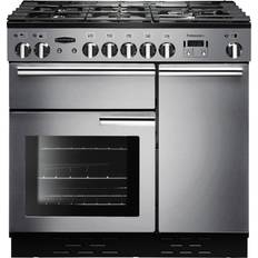 90cm - Gas Ovens Gas Cookers Rangemaster PROP90NGFSS/C Stainless Steel