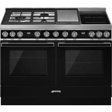 A+ Cookers Smeg CPF120IGMPBL Black