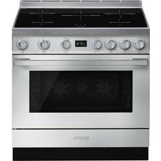 90cm - A+ Cookers Smeg CPF9IPX Portofino Stainless Steel