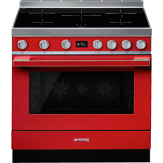 A+ Cookers Smeg CPF9IPR Portofino Red