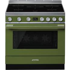 A+ Induction Cookers Smeg CPF9IPOG Portofino Green