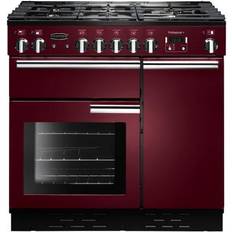 90cm - Gas Ovens Gas Cookers Rangemaster PROP90NGFCY/C Red