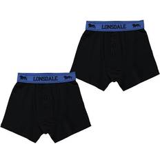 Lycra Boxer Shorts Lonsdale Boxers Junior 2-pack - Blue/Black (42906252)