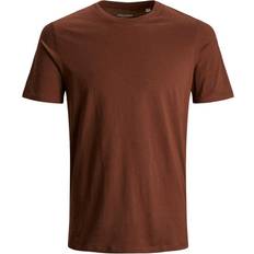 Jack & Jones Slim T-shirts Jack & Jones Cotton T-shirt - Brown/Chocolate Fondant