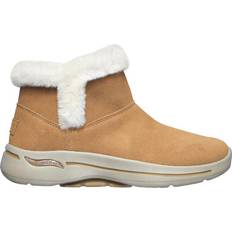 Faux Fur Boots Skechers GoWalk Arch Fit Cherish W - Chestnut