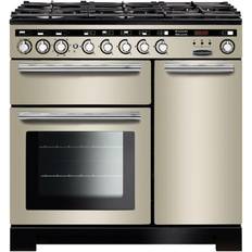 4 Burners - 90cm Cookers Rangemaster Encore Deluxe EDL90DFFIV/C Beige