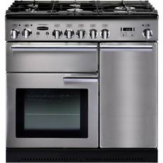 90cm Gas Cookers Rangemaster Professional Plus PROP90DFFSS/C 90cm Dual Fuel Stainless Steel