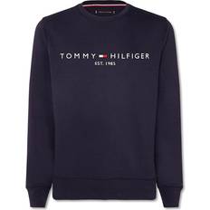 Tommy Hilfiger Logo Crew Sweater - Dark Blue