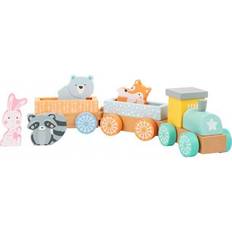 Small Foot Toy Trains Small Foot 11470 Train in Pastel Colours Wooden Kid's Toy, Unisex, 1