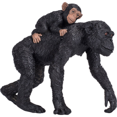 Mojo Chimpanzee and Baby Wildlife Animal Monkey Toy Figure