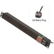 Lindy 1U 6 Way Uk Plug Pdu 1X13A 4R70221