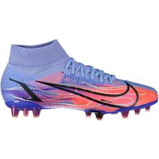 Nike 46 ⅔ - Artificial Grass (AG) - Men Football Shoes Nike Mercurial Superfly 8 Pro KM AG - Light Thistle/Metallic Silver