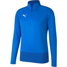 Slim Jumpers Puma teamGOAL 23 Training 1/4 Zip Top Men - Electric Blue Lemonade/Team Power Blue