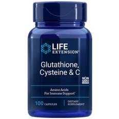 Livers Vitamins & Minerals Life Extension Glutathione, Cysteine & C 100 pcs