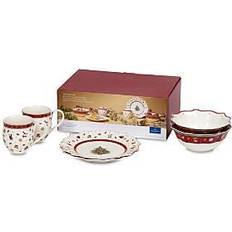 Porcelain - Red Dinner Sets Villeroy & Boch Toy's Delight Dinner Set 6pcs