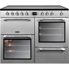 100cm - Black Ceramic Cookers Leisure CK100C210S 100cm Cookmaster Electric Black, Silver