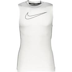 Nike Pro Tight-Fit Tank Top Men - White/Black