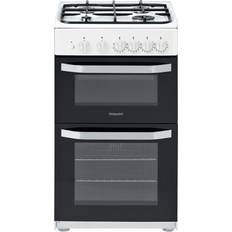 A+ Gas Cookers Hotpoint HD5G00KCW White