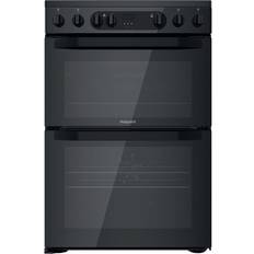 4 Burners - 60cm Cookers Hotpoint HDM67V9CMB Black