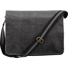 Solid Colours Messenger Bags Quadra Despatch Bag - Vintage Black