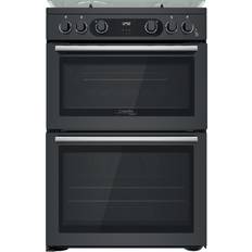 60cm - Timer Gas Cookers Hotpoint CD67G0C2CA/UK Anthracite