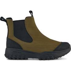 Green - Men Chelsea Boots Woden Magda Track - Dark Olive