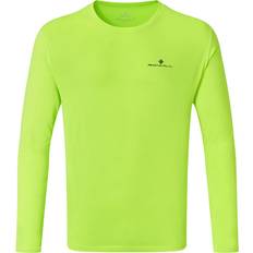 Ronhill Core L/S T-shirt Men - Fluo Yellow/Black