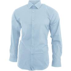 Brook Taverner Pisa Slim Fit Shirt - Sky Blue