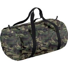 BagBase Packaway Barrel Bag - Jungle Camo/Black