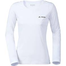 Vaude Women's Brand Longsleeve T-shirt - White