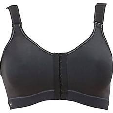 Anita Frontline Open Front Closure Sports Bra - Black