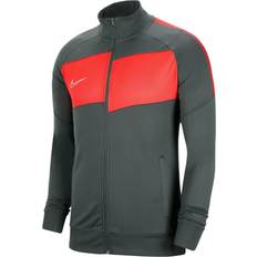 Nike Grey - Men Jackets Nike Academy 20 Knit Jacket Men - Anthracite/Bright Crimson/White