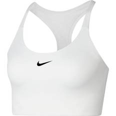 Tennis Bras Nike Dri-Fit Swoosh 1-Piece Pad Sports Bra - White/Black