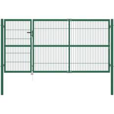 vidaXL Garden Gate with Posts 350x190cm