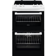 4 Burners - 55cm Cookers Zanussi ZCV46050WA White