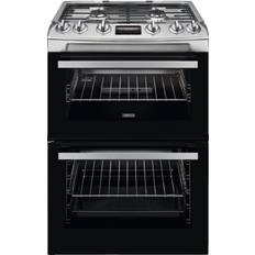 Zanussi 60cm - Gas Ovens Cookers Zanussi ZCG63260XE Stainless Steel