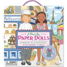 Eeboo Paper Dolls Baker and Painter