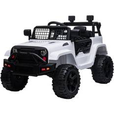 Homcom Ride On Truck Car with Remote Control White 12V