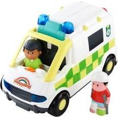 ELC Toy Cars ELC Early Learning Centre 145015 Happyland Lights and Sounds Ambulance